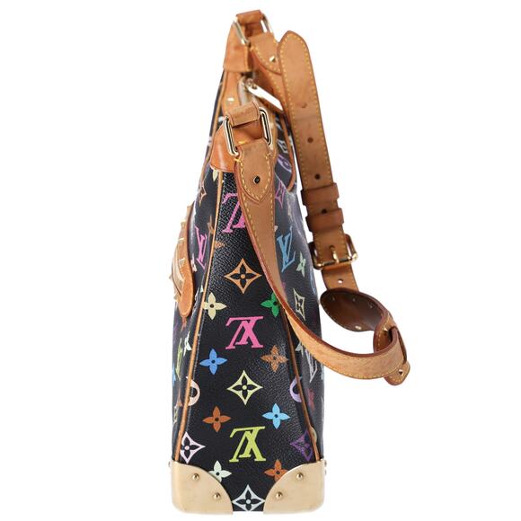 Louis Vuitton x Murakami Boulogne Shoulder Bag Monogram Multicolor Black - Picture 2 of 8